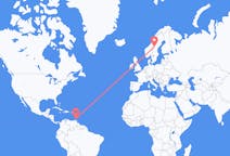 Flyg från St George's, Grenada till Östersund, Sverige