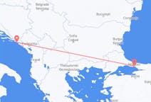 Vluchten van Dubrovnik, Kroatië naar Istanboel, Turkije