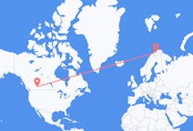 Flyg från Calgary, Kanada till Alta, Norge