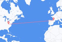 Flyg från Hamilton, Kanada till Lourdes (kommun i Brasilien, São Paulo, lat -20,94, long -50,24), Frankrike