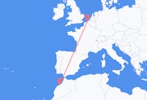 Flyrejser fra Casablanca, Marokko til Oostende, Belgien