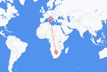 Flyreiser fra Kimberley, Nordkapp, Sør-Afrika til Palermo, Italia