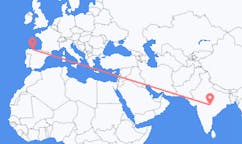 Flyrejser fra Nagpur, Indien til Santiago del Monte, Spanien