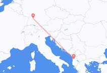 Flyreiser fra Stuttgart, til Tirana