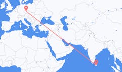 Flyreiser fra Hambantota, Sri Lanka til Praha, Tsjekkia