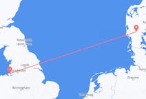 Flights from Billund, Denmark to Liverpool, England