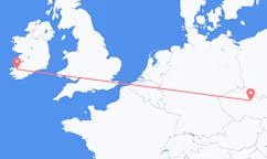 出发地 爱尔兰从 基洛格林目的地 捷克帕尔杜比采的航班