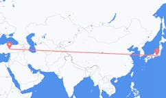 Flyrejser fra Shizuoka, Japan til Kayseri, Tyrkiet