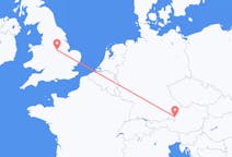 Flyreiser fra Salzburg, til Nottingham