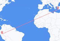 Flights from Tarapoto to Rhodes