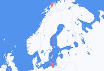 Flights from Andselv, Norway to Gdańsk, Poland