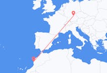 Flyreiser fra Essaouira, Marokko til Nürnberg, Tyskland