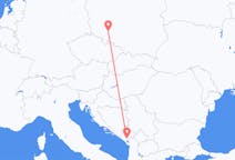 Flyreiser fra Podgorica, Montenegro til Wrocław, Polen