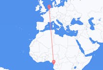 Flyreiser fra Bata, Ekvatorial-Guinea til Amsterdam, Nederland