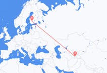 Flights from Dushanbe, Tajikistan to Tampere, Finland
