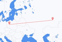 Flyreiser fra Ufa, Russland til Poznan, Polen