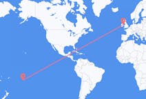 Flyg från Rarotonga, Cooköarna till Dublin, Cooköarna