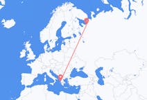 Flights from Arkhangelsk, Russia to Preveza, Greece