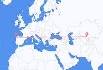 Flights from from Turkistan to Santiago De Compostela