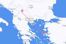 Flyg från Skopje till Chios