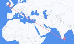 Flyrejser fra Hambantota, Sri Lanka til Newquay, England