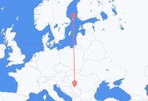 Flyg från Mariehamn, Åland till Belgrad, Åland