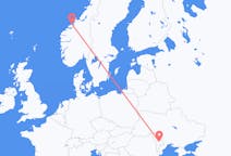 Flyrejser fra Kristiansund til Chișinău
