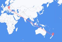 Vluchten van Gisborne, Nieuw-Zeeland naar Boedapest, Hongarije
