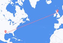 Flyrejser fra Houston, USA til Edinburgh, Skotland