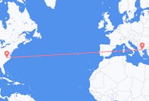 Flüge von Raleigh, die Vereinigten Staaten nach Thessaloniki, Griechenland
