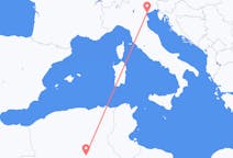 Flyreiser fra Ouargla, til Venezia