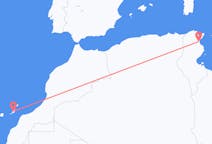 Flyg från Enfidha, Tunisien till Ajuy, Spanien
