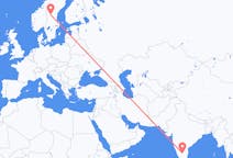 Flights from Bengaluru, India to Sveg, Sweden
