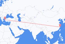 Flyg från Taizhou, Jiangsu, Kina till Mytilene, Grekland