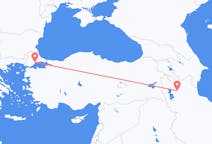 出发地 伊朗大不里士目的地 土耳其苏莱曼帕夏的航班