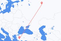 Flights from Kirov, Russia to Denizli, Turkey