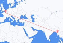 Flyreiser fra Magway, Myanmar (Burma) til Paris, Frankrike