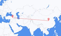 中国从西安出发飞往中国目的地 賓格爾的航班