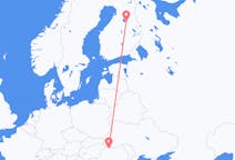 Fly fra Kajaani til Baia Mare