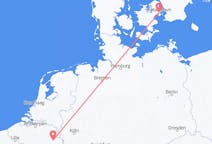 Vluchten uit Luik, België naar Kopenhagen, Denemarken