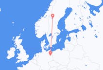 Vluchten van Berlijn, Duitsland naar Östersund, Zweden