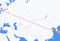 Flyreiser fra Miyazaki, Japan til Helsingfors, Finland