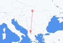 Flights from Ohrid in North Macedonia to Debrecen in Hungary