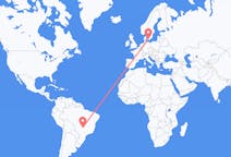 Flyrejser fra Rio Verde, Goiás, Brasilien til København, Danmark