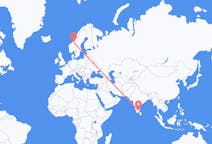 Flights from Tiruchirappalli, India to Trondheim, Norway