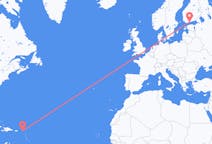 Flyrejser fra Nedre Prinsens Kvarter, Sint Maarten til Helsinki, Finland
