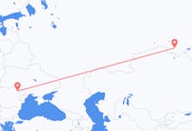 Fly fra Omsk til Iași