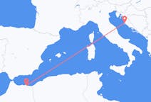 Flights from Nador to Zadar