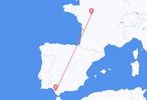 Flüge von der Stadt Tours in die Stadt Jerez de la Frontera