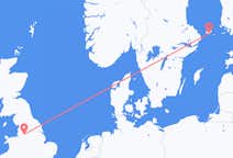 Flyrejser fra Mariehamn til Manchester